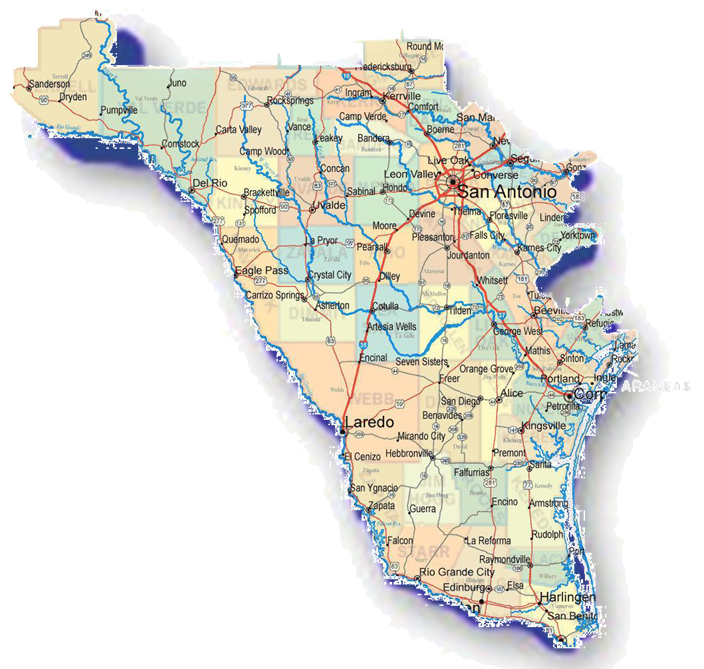 South Texas Mensa Map